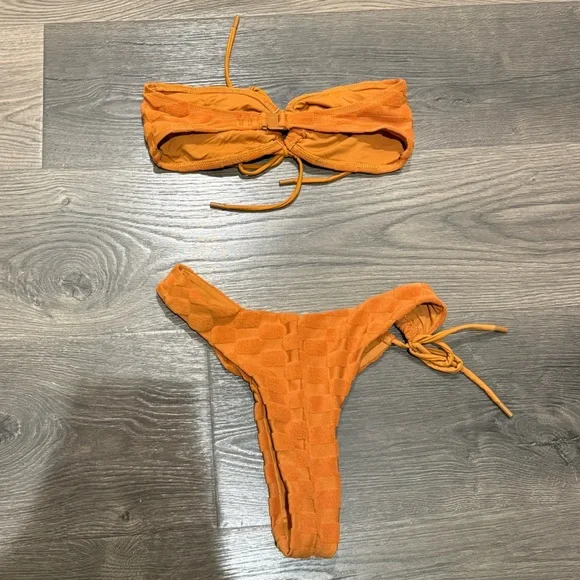 Blackbough Orange Bikini Set